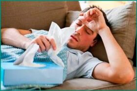 Sistema inmune debilitado para a prostatite